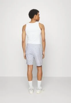 Pier One Pleated Seersucker Short - Shorts - Blue -Pier One Verkoopwinkel 0505307b83204187a2876ecbcc2f0c68