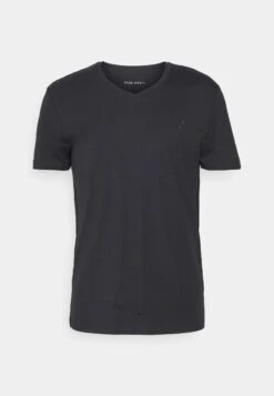 Pier One V Neck Bird Tonal 3 Pack - T-Shirt Basic - Light Brown/White/Dark Blue -Pier One Verkoopwinkel 16dbb85cde8744eb9c849392873d7433