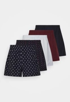 Pier One 5 Pack - Boxershort - Dark Blue/Bordeaux/ Blue -Pier One Verkoopwinkel 3422d9ed8c4f49da9db171652d2bfcfc