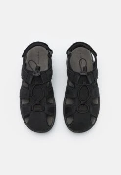 Pier One Leather - Outdoorsandalen - Black -Pier One Verkoopwinkel 348ad4d4a3a548d0b683ff94cec7b0e3