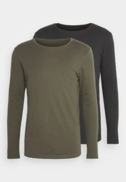 Pier One 2 Pack - Longsleeve - Black/Khaki 10 Pier One 2 Pack - Longsleeve - Black/Khaki -Pier One Verkoopwinkel 53fb57fe09314c7597291e1ba0dccb89