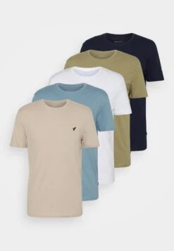 Pier One 5 Pack - T-Shirt Basic - Beige/White/Light Blue 16 Pier One 5 Pack - T-Shirt Basic - Beige/White/Light Blue -Pier One Verkoopwinkel 66878d61f9284197b4395faece75418c