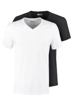 Pier One 2 Pack - T-Shirt Basic - White/Black 11 Pier One 2 Pack - T-Shirt Basic - White/Black -Pier One Verkoopwinkel 7f713aa7d0cf4680ab0acb77eb634838
