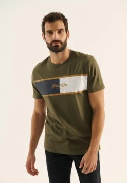 Pier One T-Shirt Print - Olive