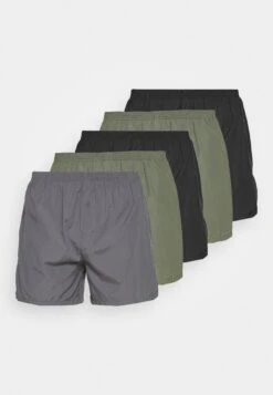 Pier One 5 Pack - Boxershort - Black/Khaki/Dark Grey -Pier One Verkoopwinkel aabf1b6cd2d84a338064454393e5f372