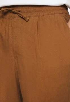 Pier One Drawcord Trousers Linen Blend - Broek - Brown -Pier One Verkoopwinkel bedf8e1eb0ea4ab1b26ff4d546d32792