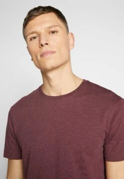 Pier One 3 Pack - T-Shirt Basic - Mottled Bordeaux/White/Blue -Pier One Verkoopwinkel cff95dbc64f547b193a52d13e024d737