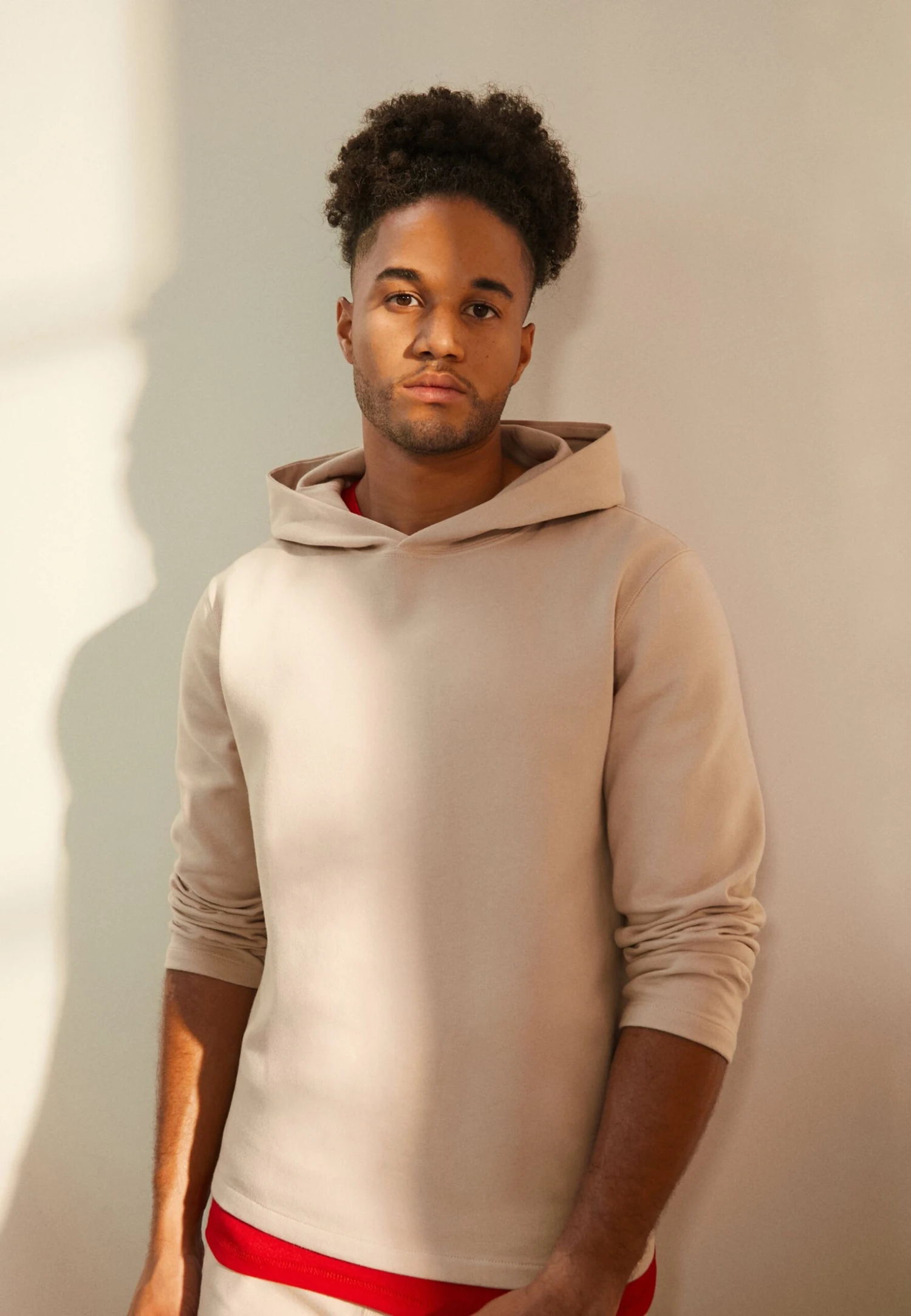 Pier One Hoodie - Tan 1 Pier One Hoodie - Tan