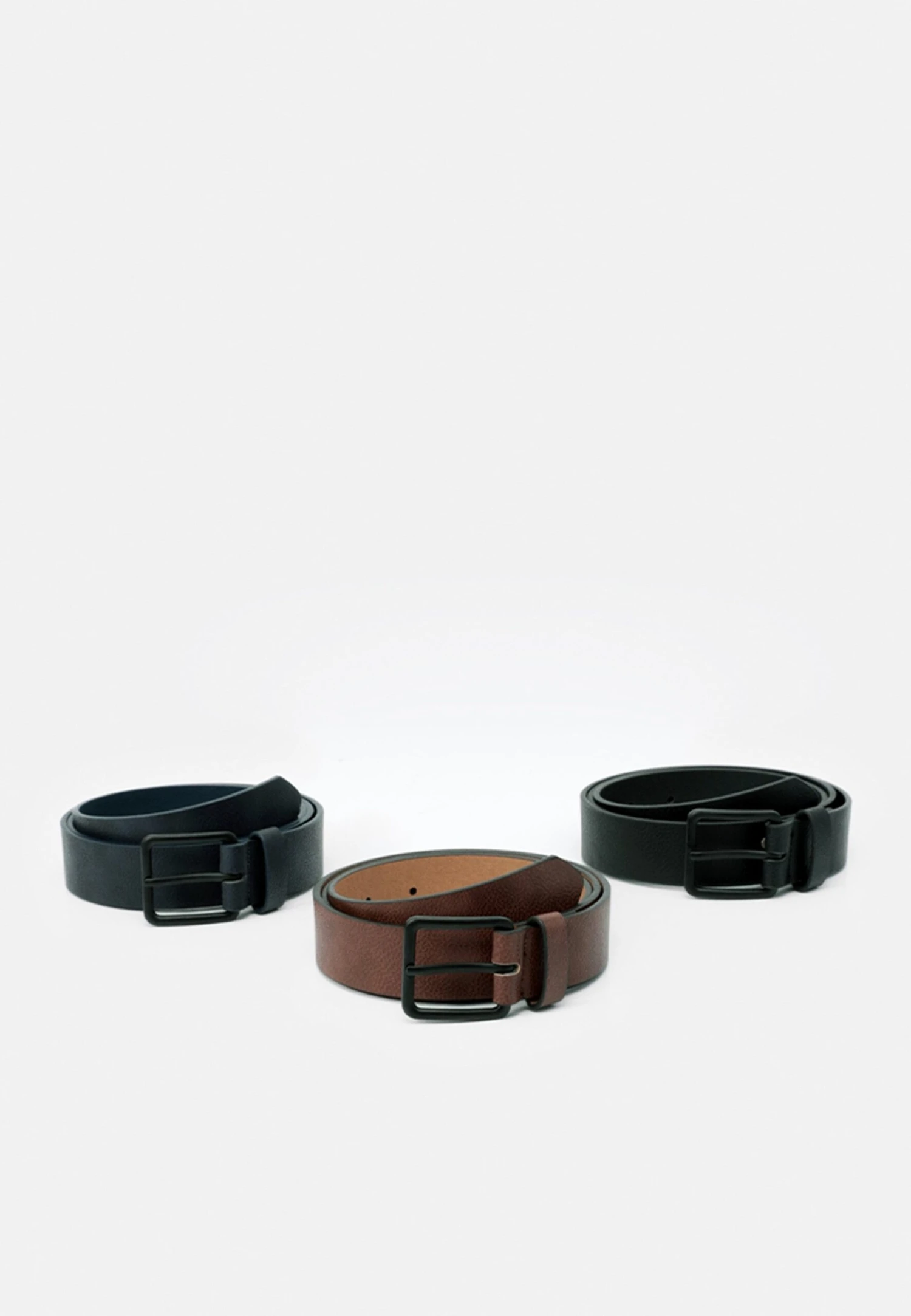 Pier One 3 Pack - Riem - Black - 802_Brown - 702_Dark Blue - 503 1 Pier One 3 Pack - Riem - Black - 802_Brown - 702_Dark Blue - 503